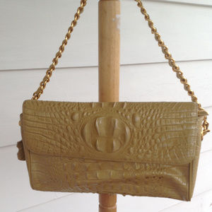 Tohe FZND Gold Croc Embossed Bag